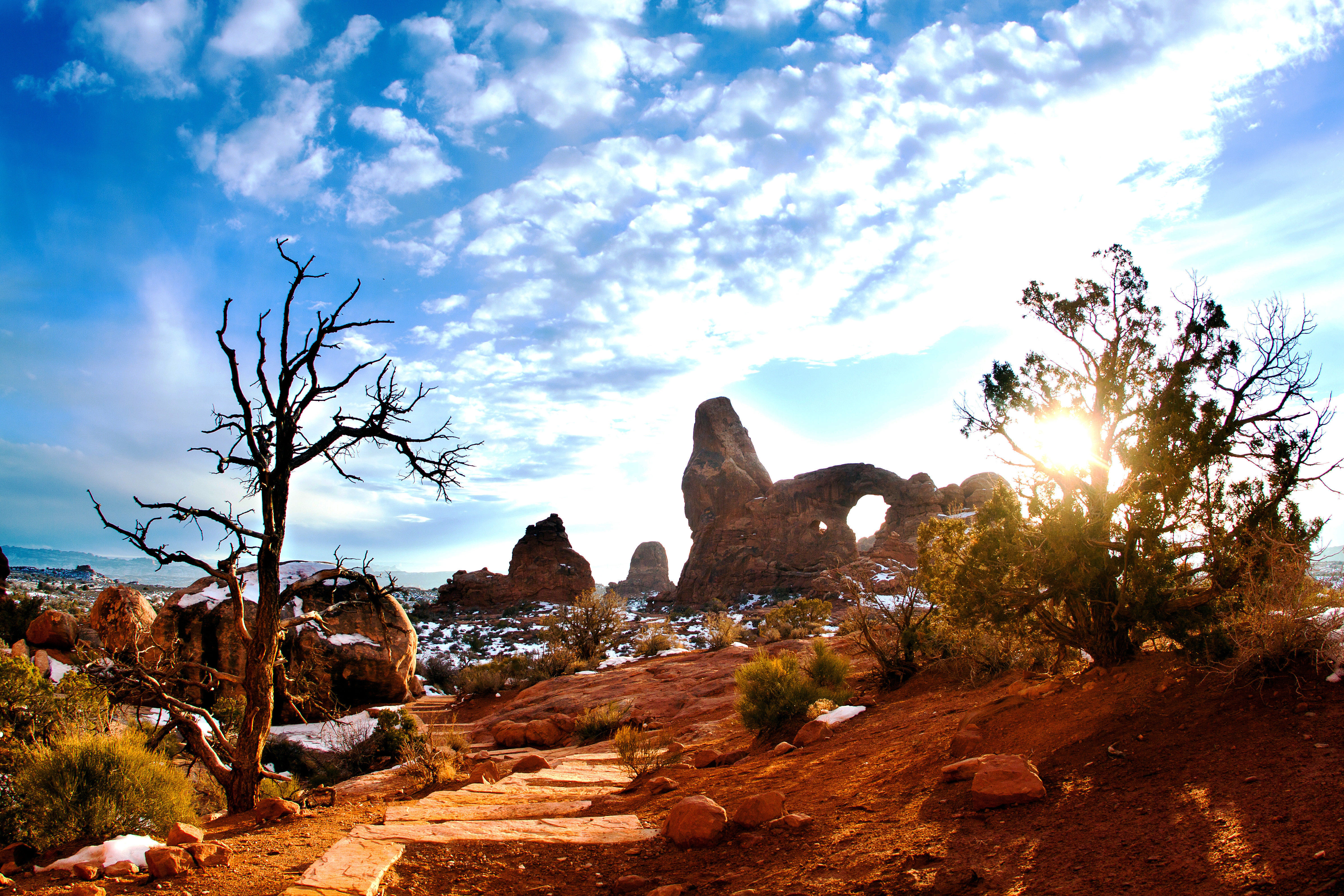 Winter in Arches National Park 