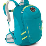 The Osprey Kids Jet Pack provides trail dedicated features and functions in a youth sized pack including Osprey's AirScape™ backpanel and built in reservoir sleeve. For outdoor enthusiasts with lots of pockets for kids to stash whatever. $50  OspreyPacks.com