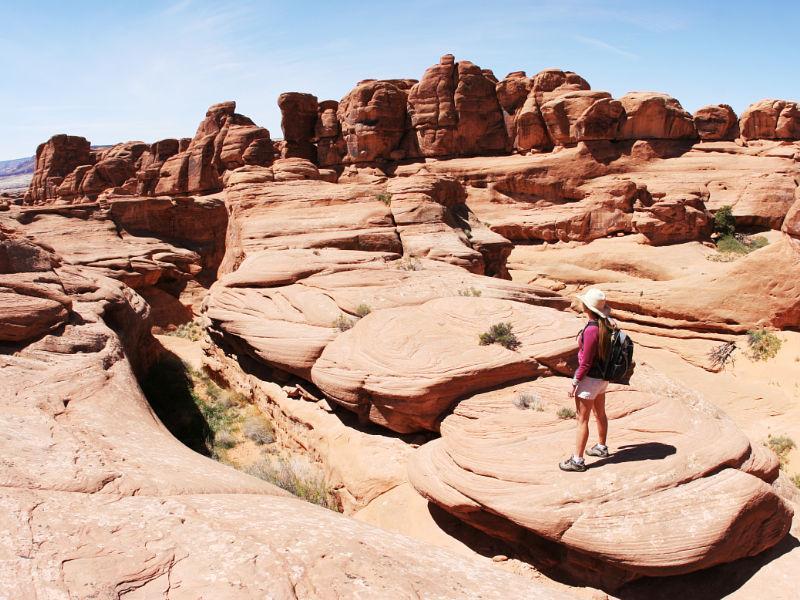 Arches National Park hiking 