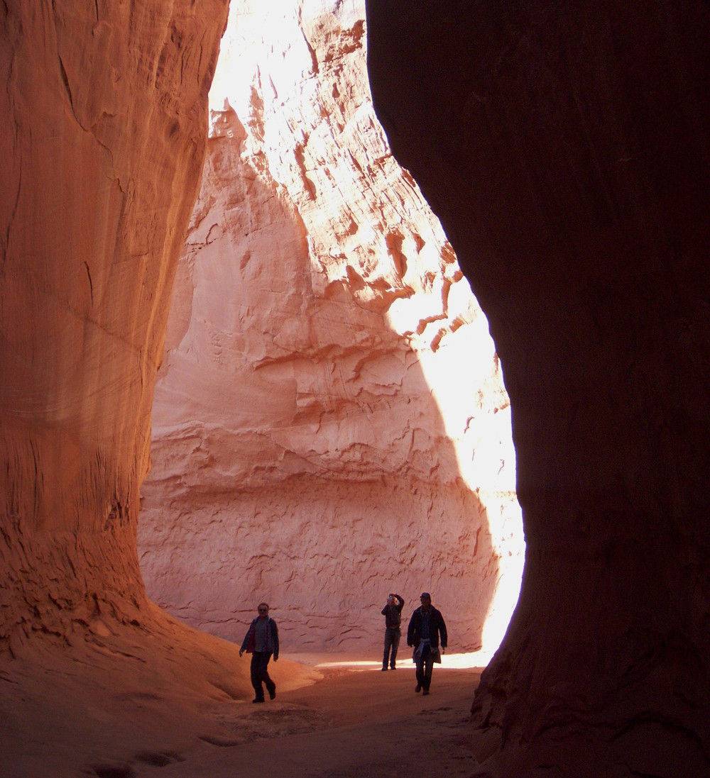 Director Danny Boyle, Producers Chris Colson & Bernie Bellew in Leprechaun Canyon