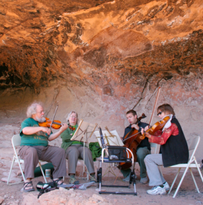 Barry Socher, 1st Violin. Judy Mass, 2nd Violin. Brook Speltz, Cello. Connie Kupke, Viola